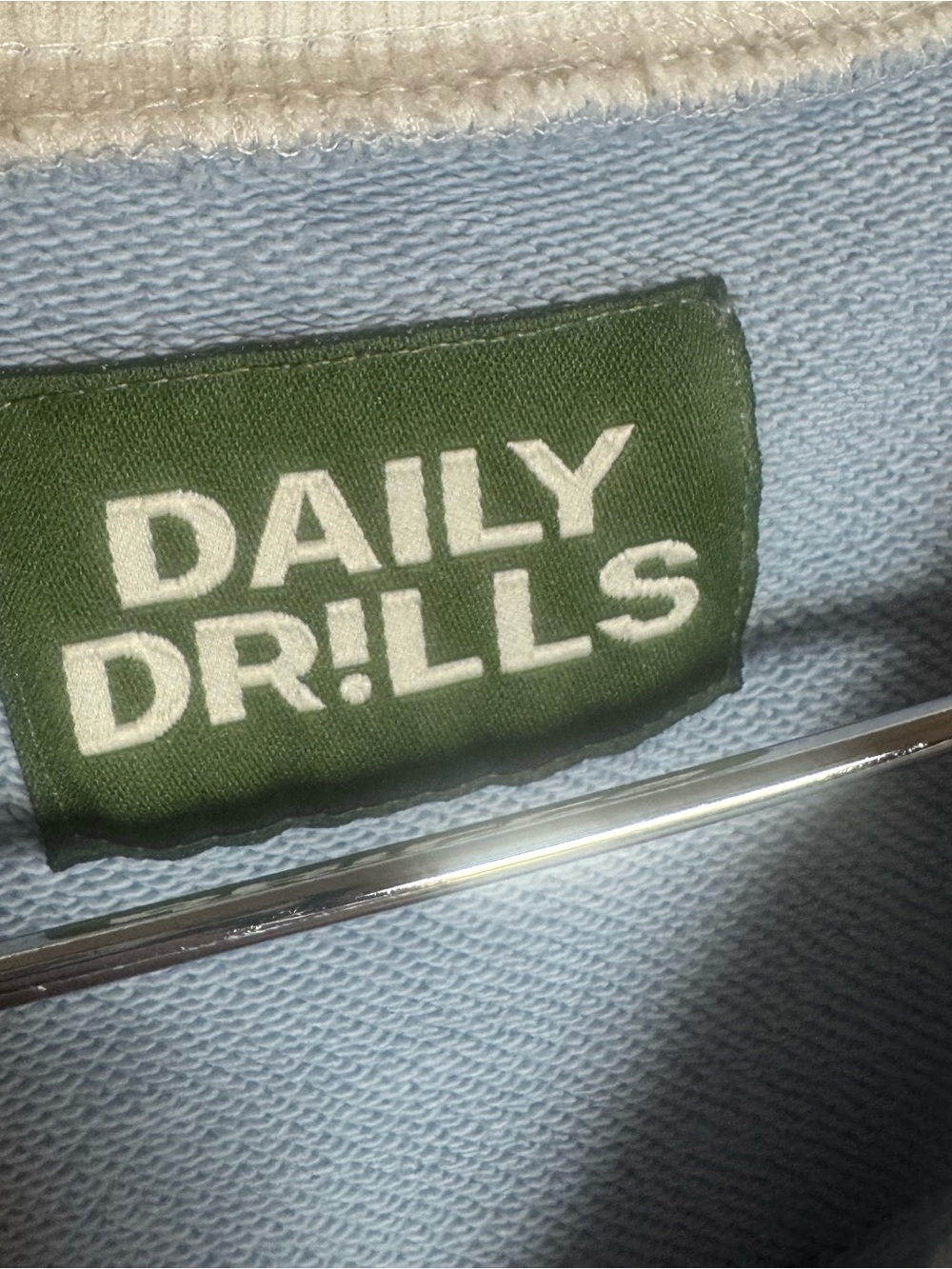 Daily Drills Layered Oversized Sweatshirt XS/S blue - Picture 4 of 7